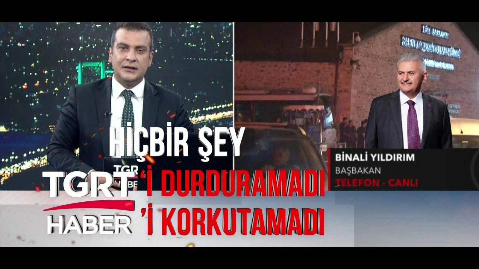 TGRT Haber darbeye karşı yayındaydı